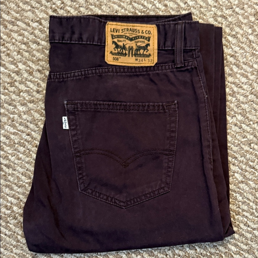 Levi's Maroon Pants